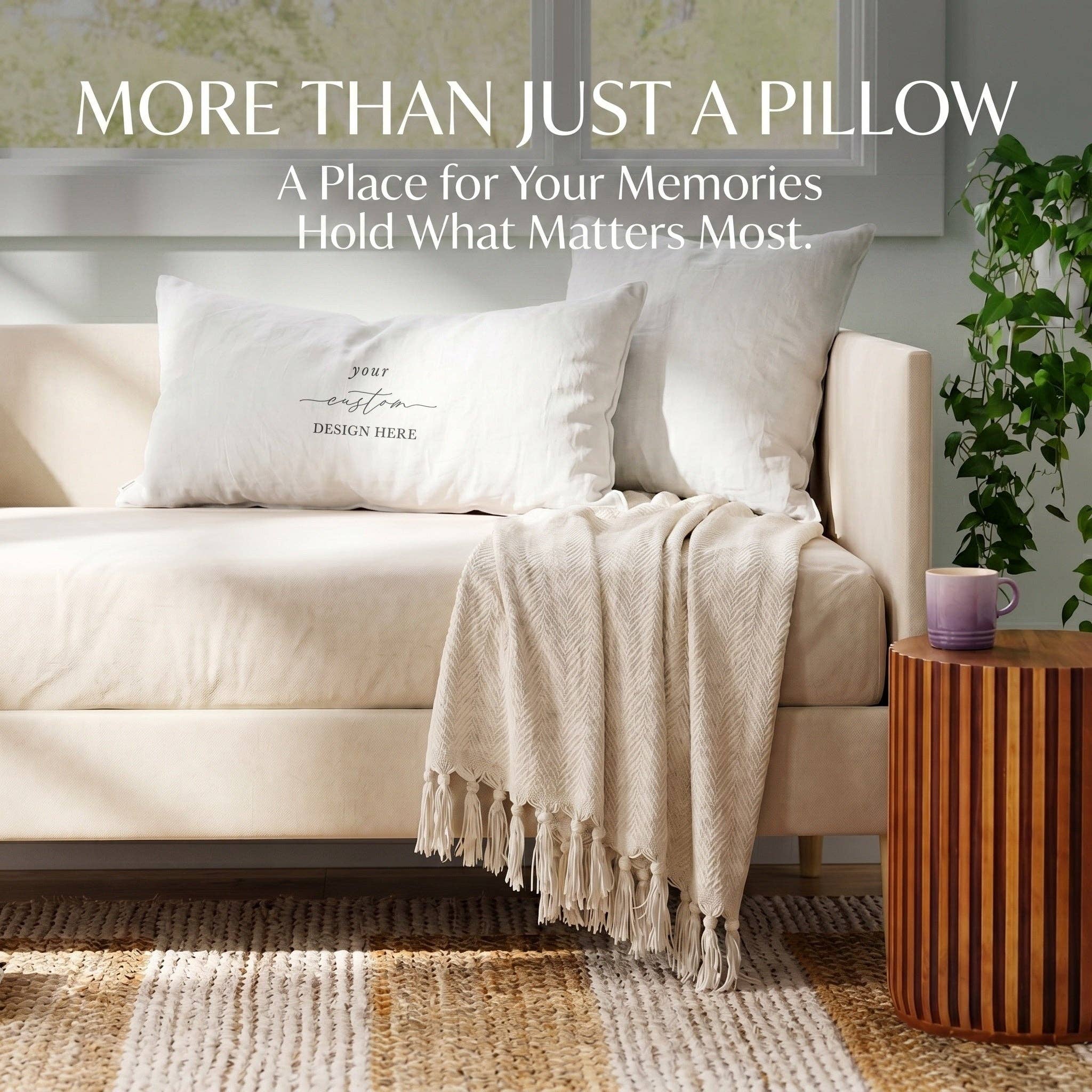 Custom Lumbar Pillows - Custom Design | Housewarming Gift