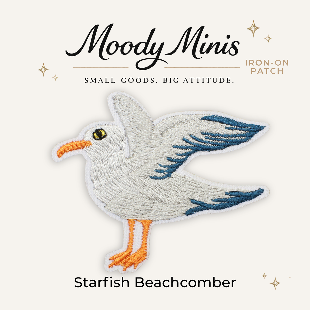 Seagull Embroidered Patch