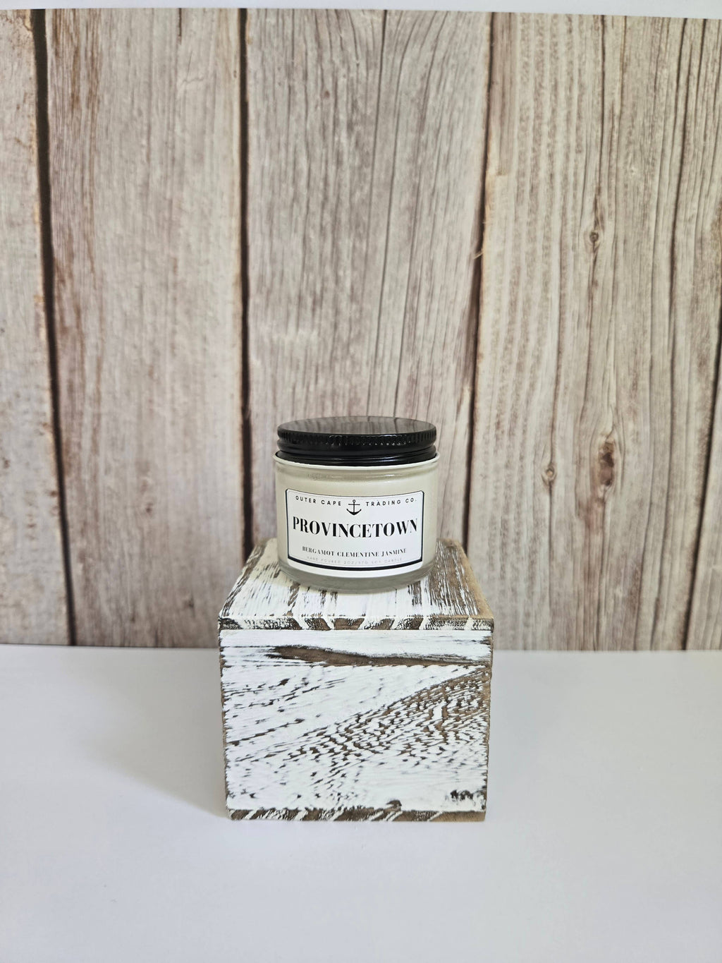 Provincetown Cape Cod Soy Wax Crackling Wooden Wick Candle bulk wholesale