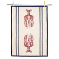 Striped Lobster Tea Towel-20x28"L