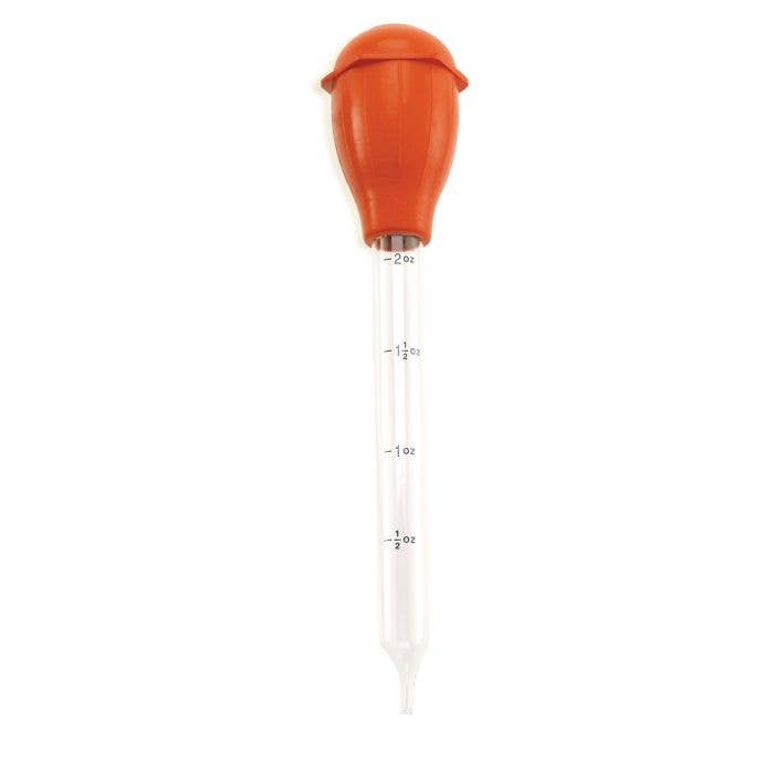 HIC Kitchen Roasting Turkey Baster With Glass Tube 2oz.