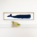 Blue Whale Barn Wood Sign | Coastal Decor | Nautical Decor