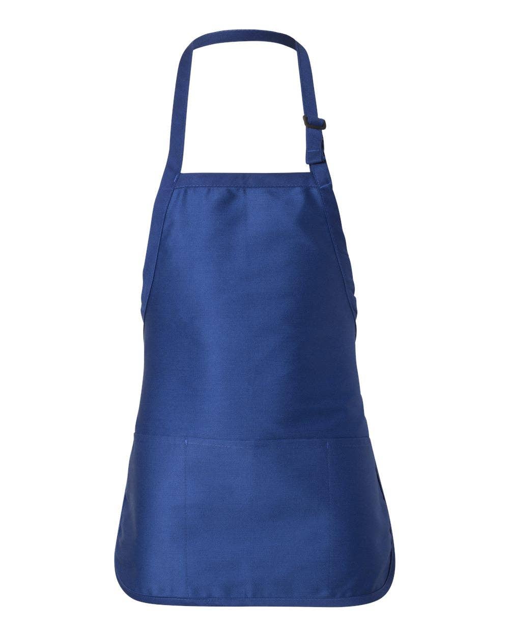 Q-Tees Full-Length Apron with Pouch Pocket - Q4250