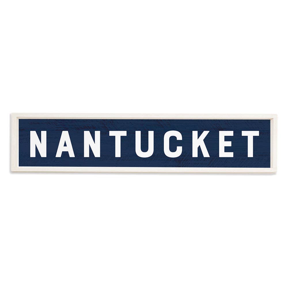 Dark Blue Personalized Barnwood Sign 10x44 | Wall Decor