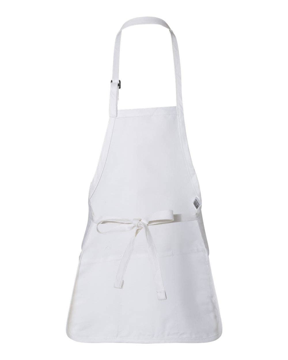 Q-Tees Full-Length Apron with Pouch Pocket - Q4250