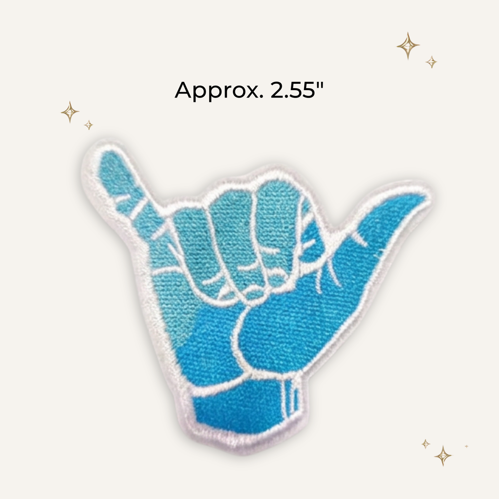 Shaka Brah Blue Embroidered Patch