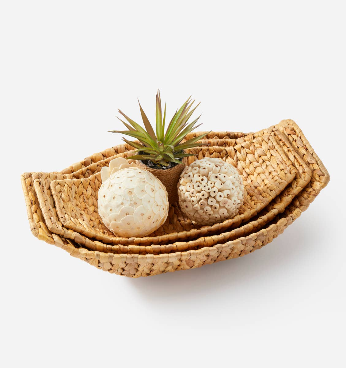 Woven Table Basket Set, Set of 3