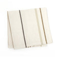 Neutral Striped Cloth Napkin - Set of 4
