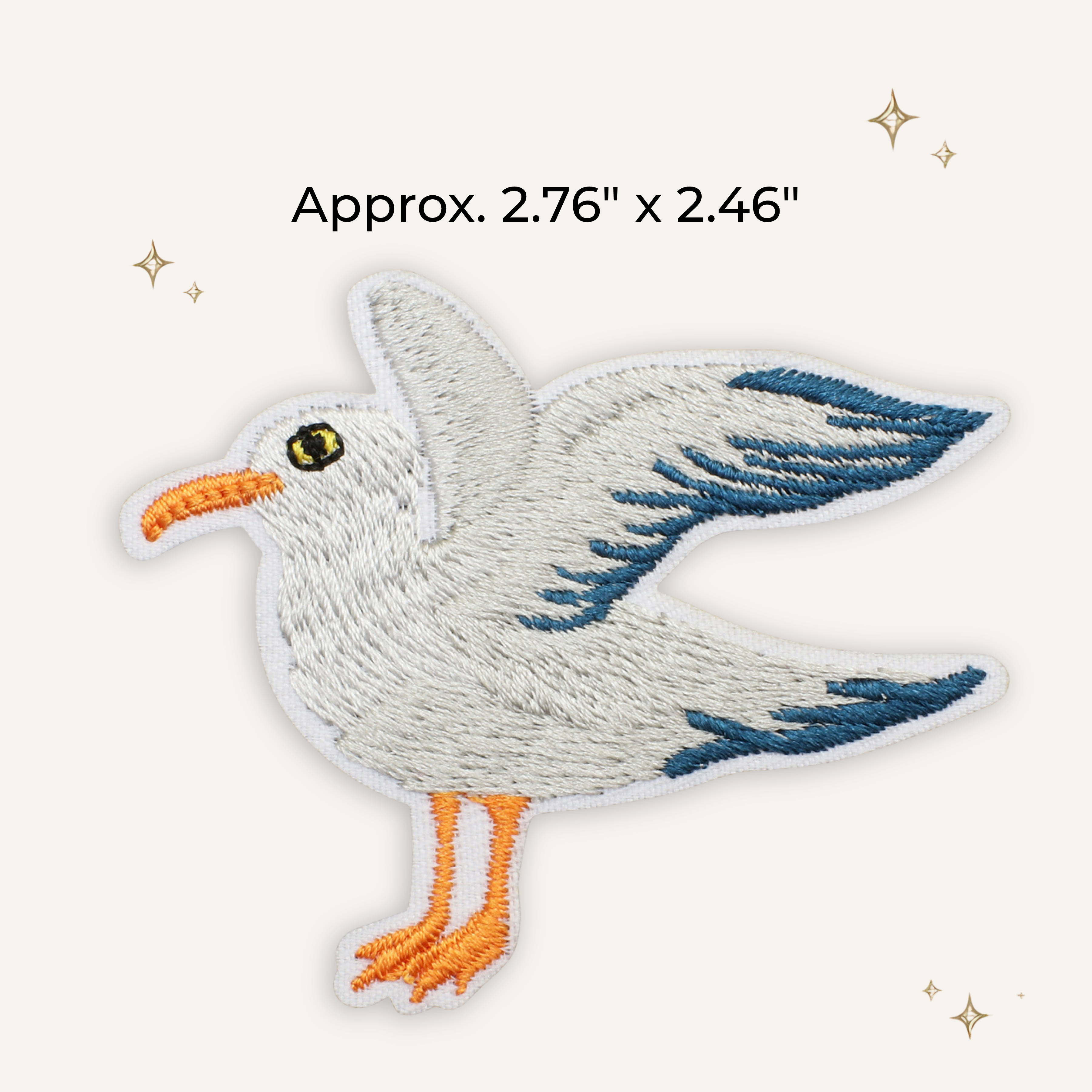 Seagull Embroidered Patch