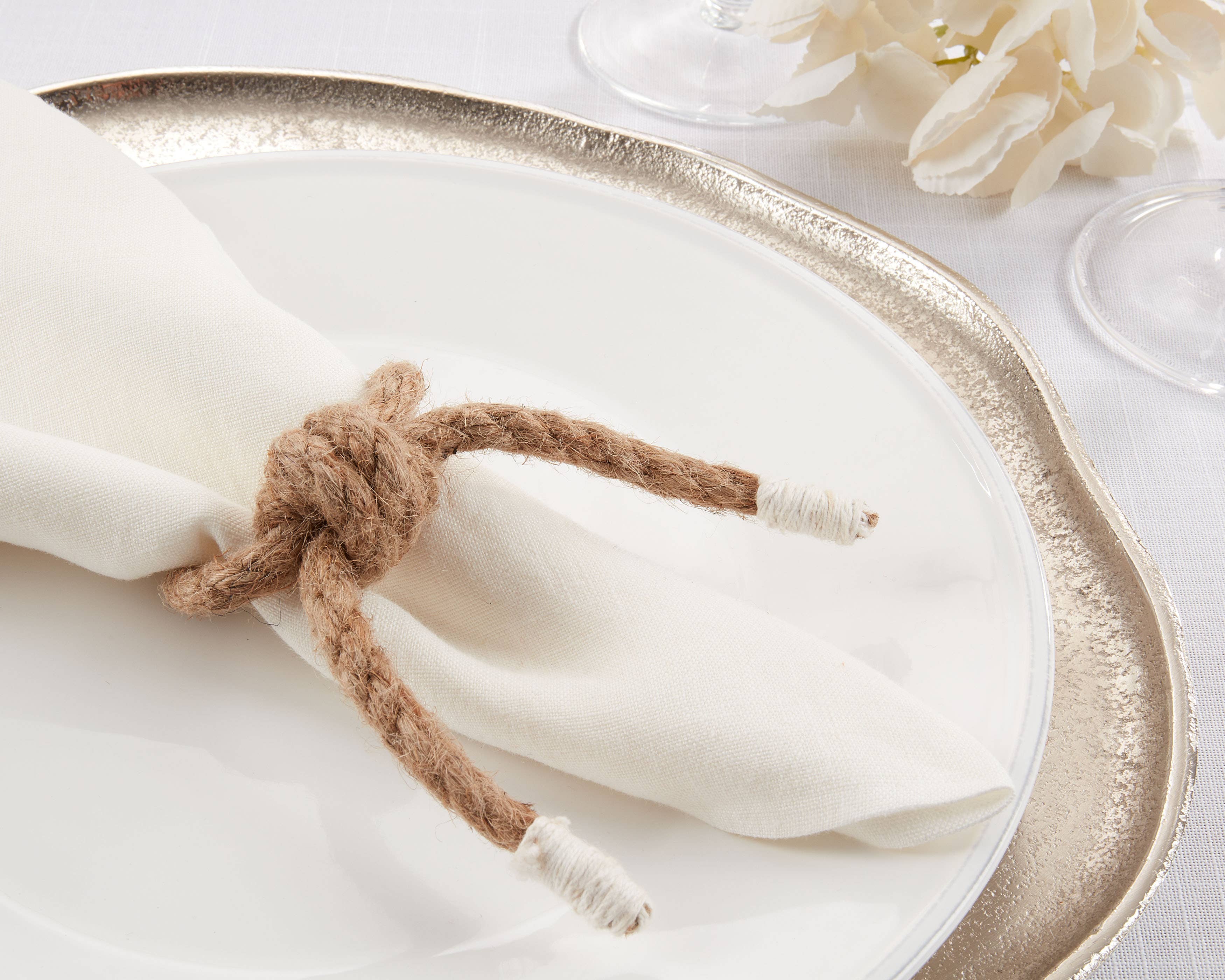 Knotted Rope Napkin Ring