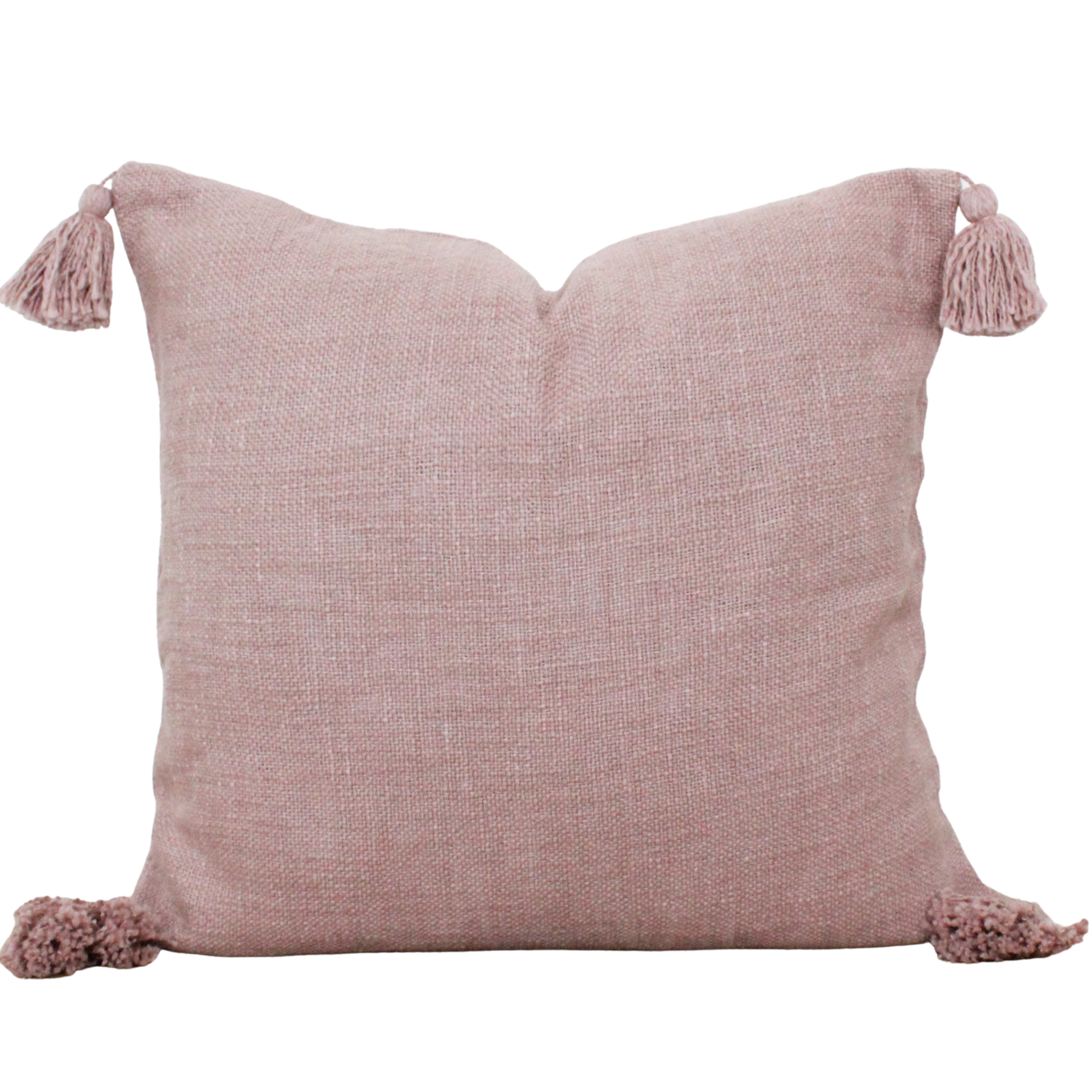 Hand Woven Tassel Pillow Cover