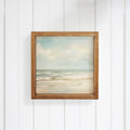 Sea Beach Landscape Wall Art 12" x 12" | Coastal Decor