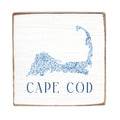 Cape Cod Hydrangeas Block Square | Wood Block Sign