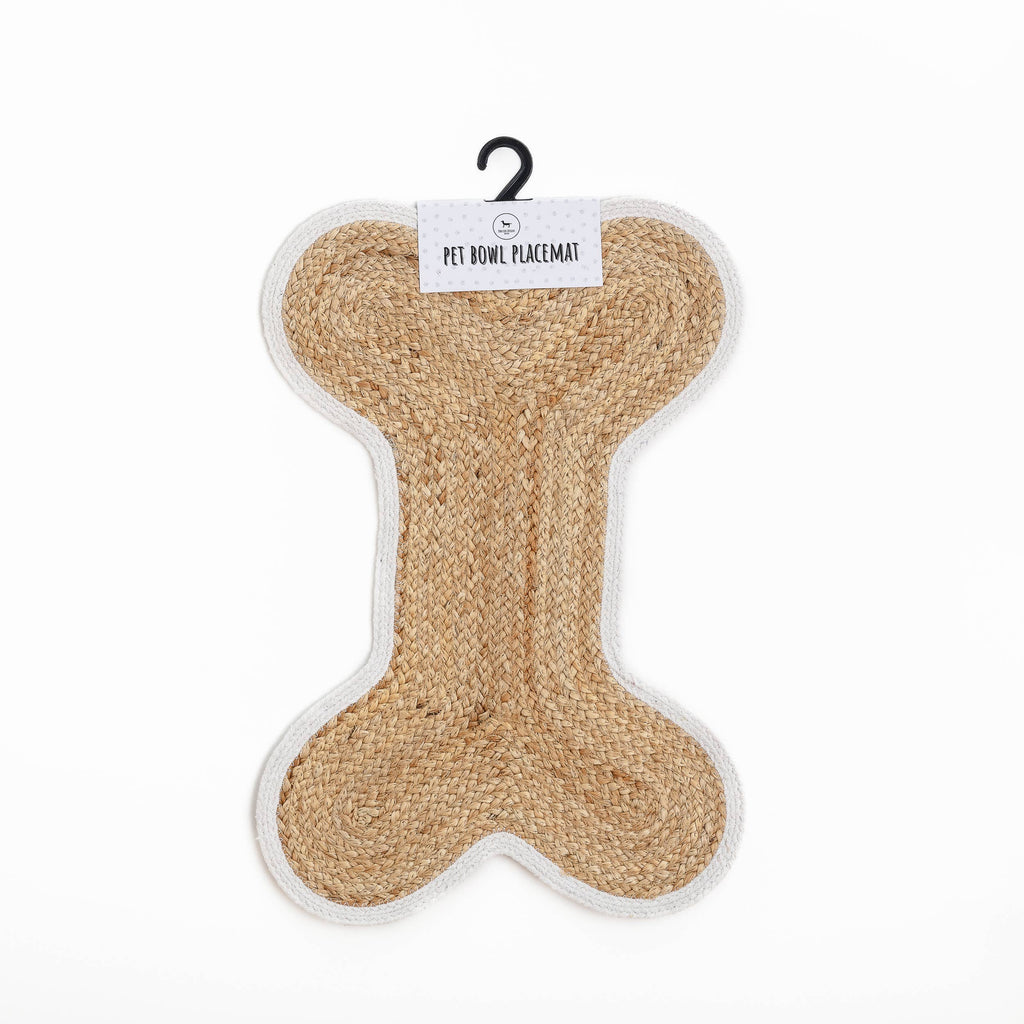 Loxley Pet Placemat - Stylish and Functional - White Edge