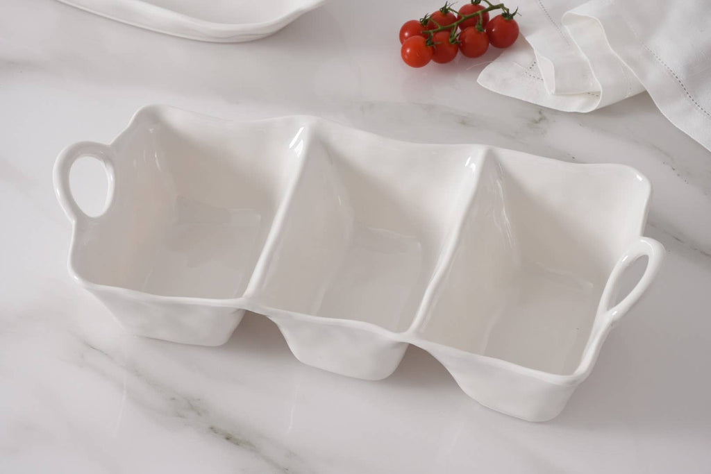 3 Section Deep Server in Shatterproof Melamine
