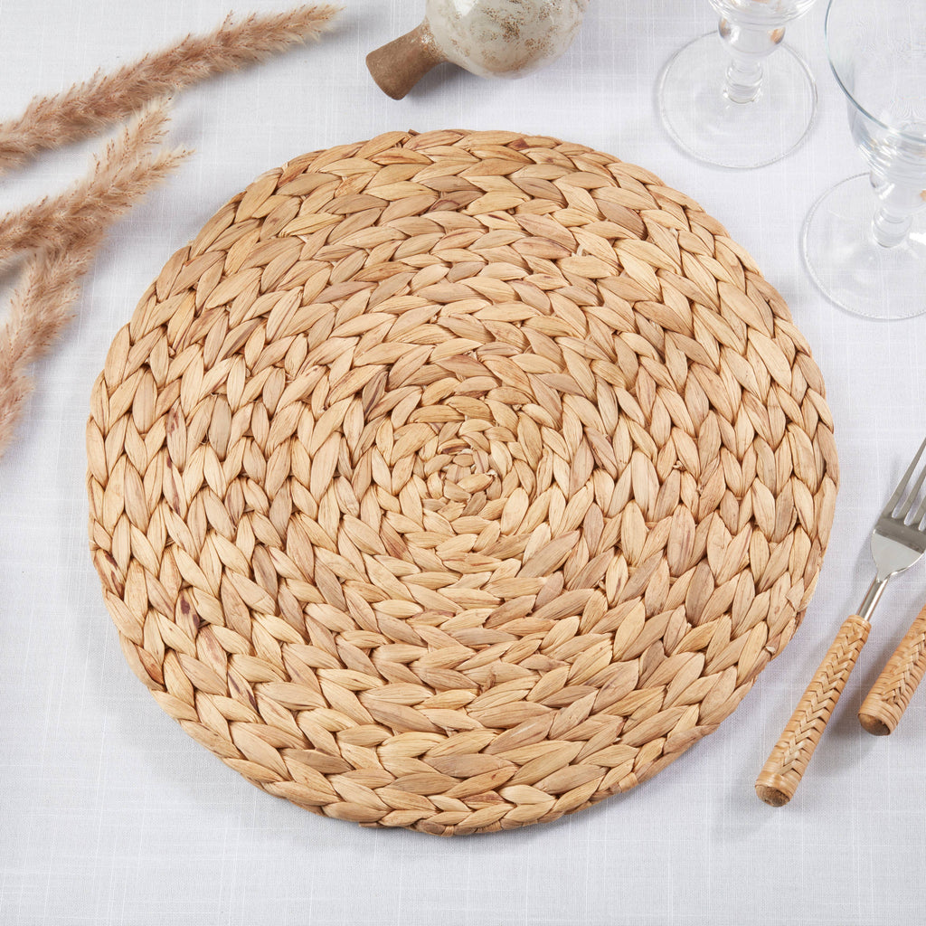 Handwoven Water Hyacinth Placemat - set of 4