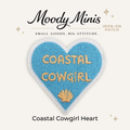 Coastal Cowgirl Heart Embroidered Patch