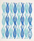 Catch of the Day Blue Swedish Cloth