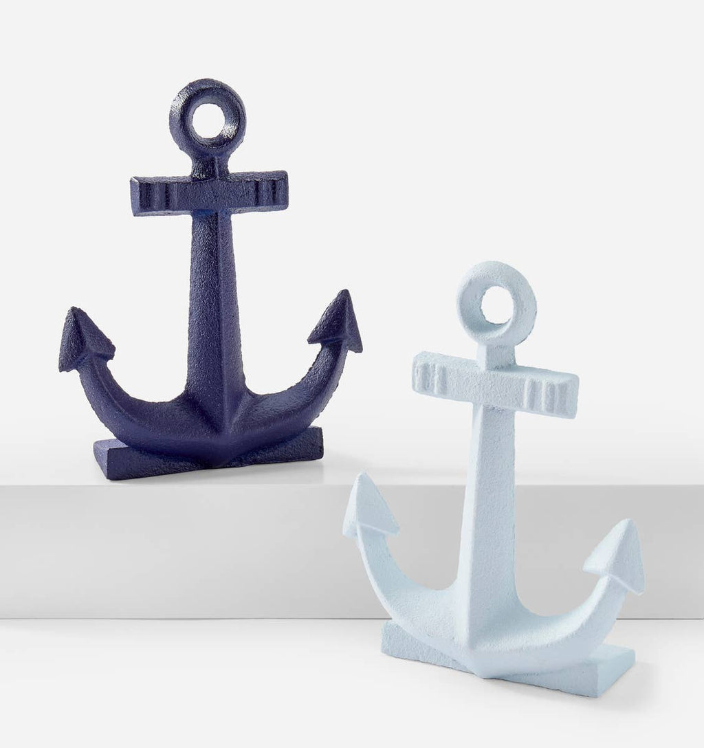 Cst.Irn.Anchor Door Stop 2Asst