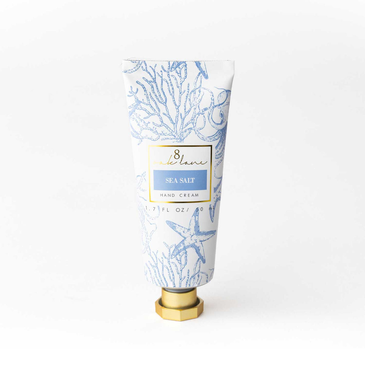 Sea Salt 50ml Travel Hand Cream, Coastal Print