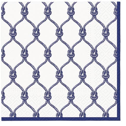 Sea Knots Lunch Napkins - Nautical Paper Napkins