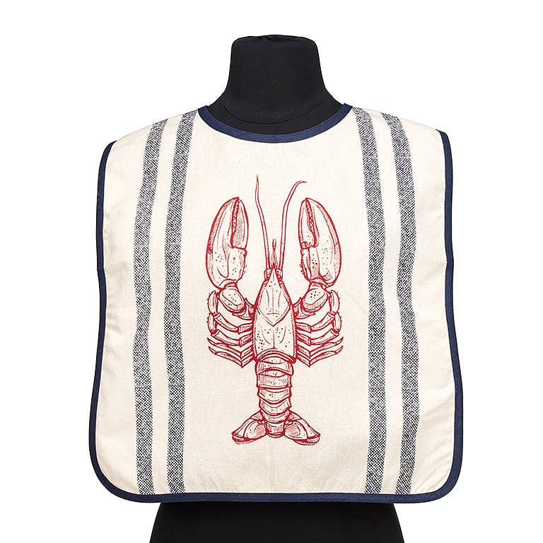 Striped Lobster Bib-16-20"L