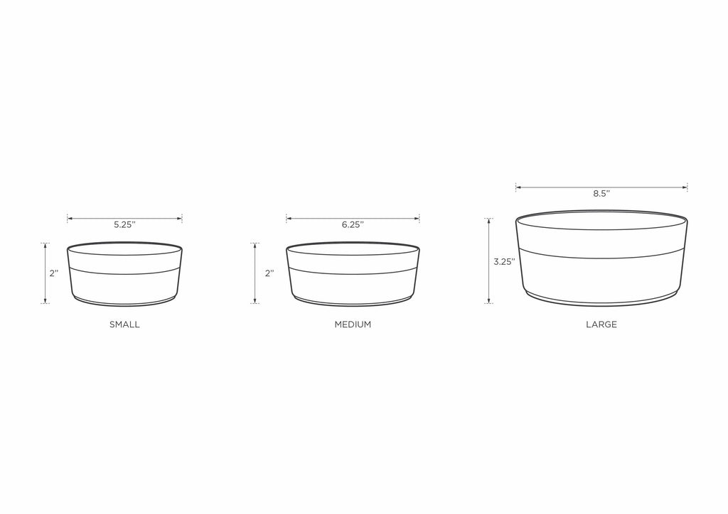 Classic White Pet Bowl