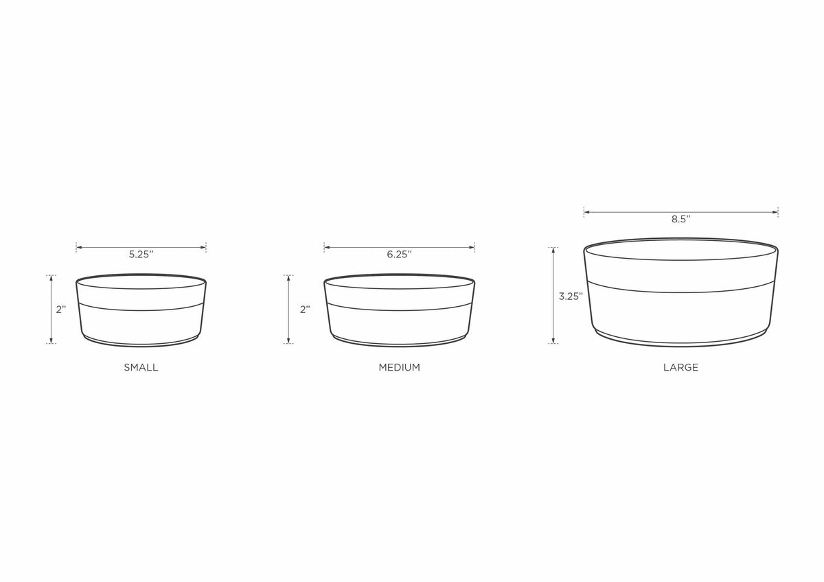 Classic White Pet Bowl