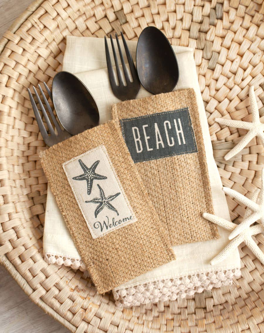 Beach Blue Patch - Set of 8