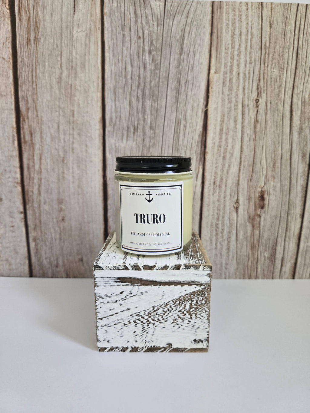 Truro Cape Cod Soy Wax Crackling Wooden Wick Candle bulk wholesale