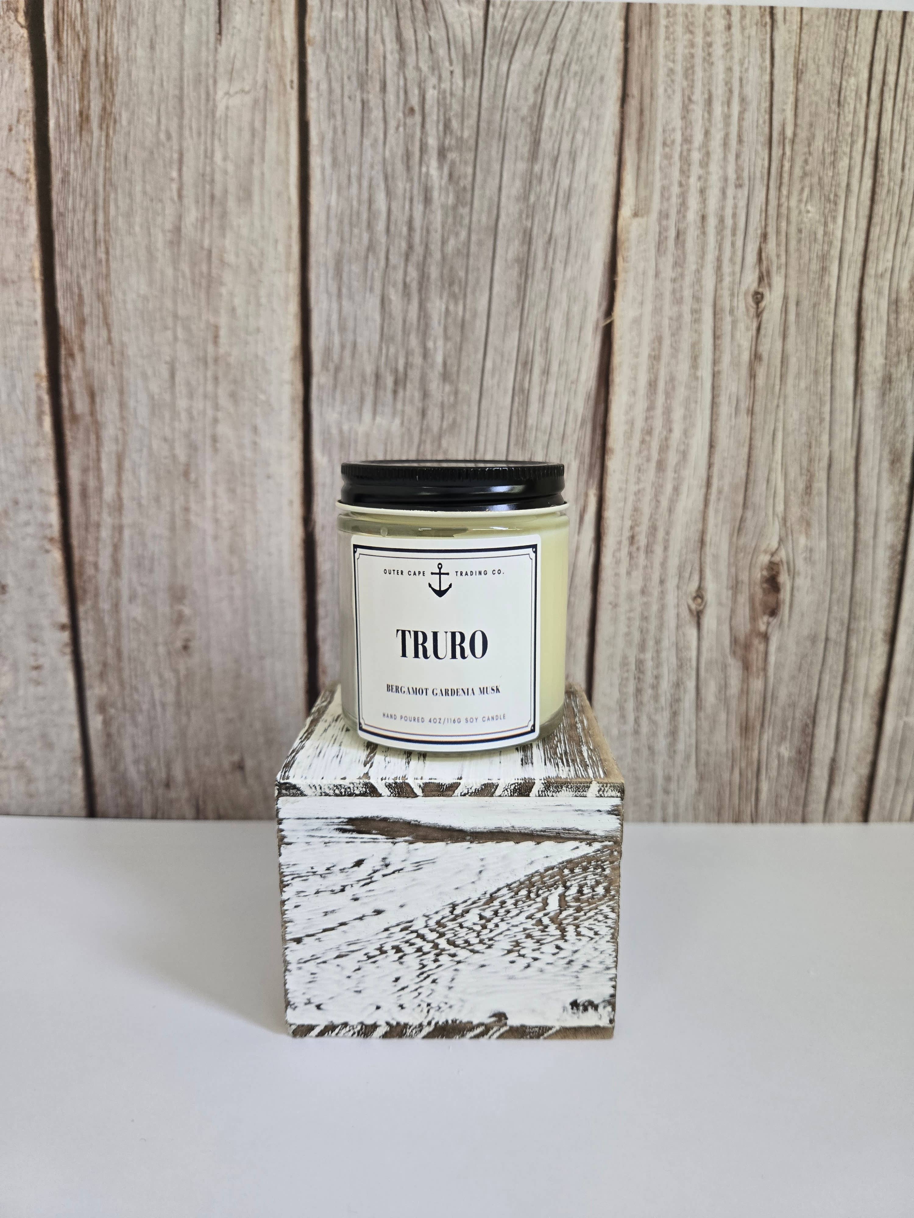 Truro Cape Cod Soy Wax Crackling Wooden Wick Candle bulk wholesale