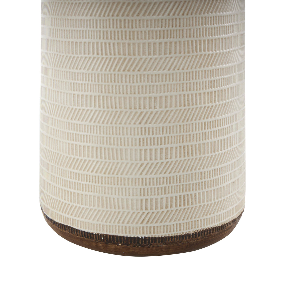 Bohemian Light Brown Rattan Vase