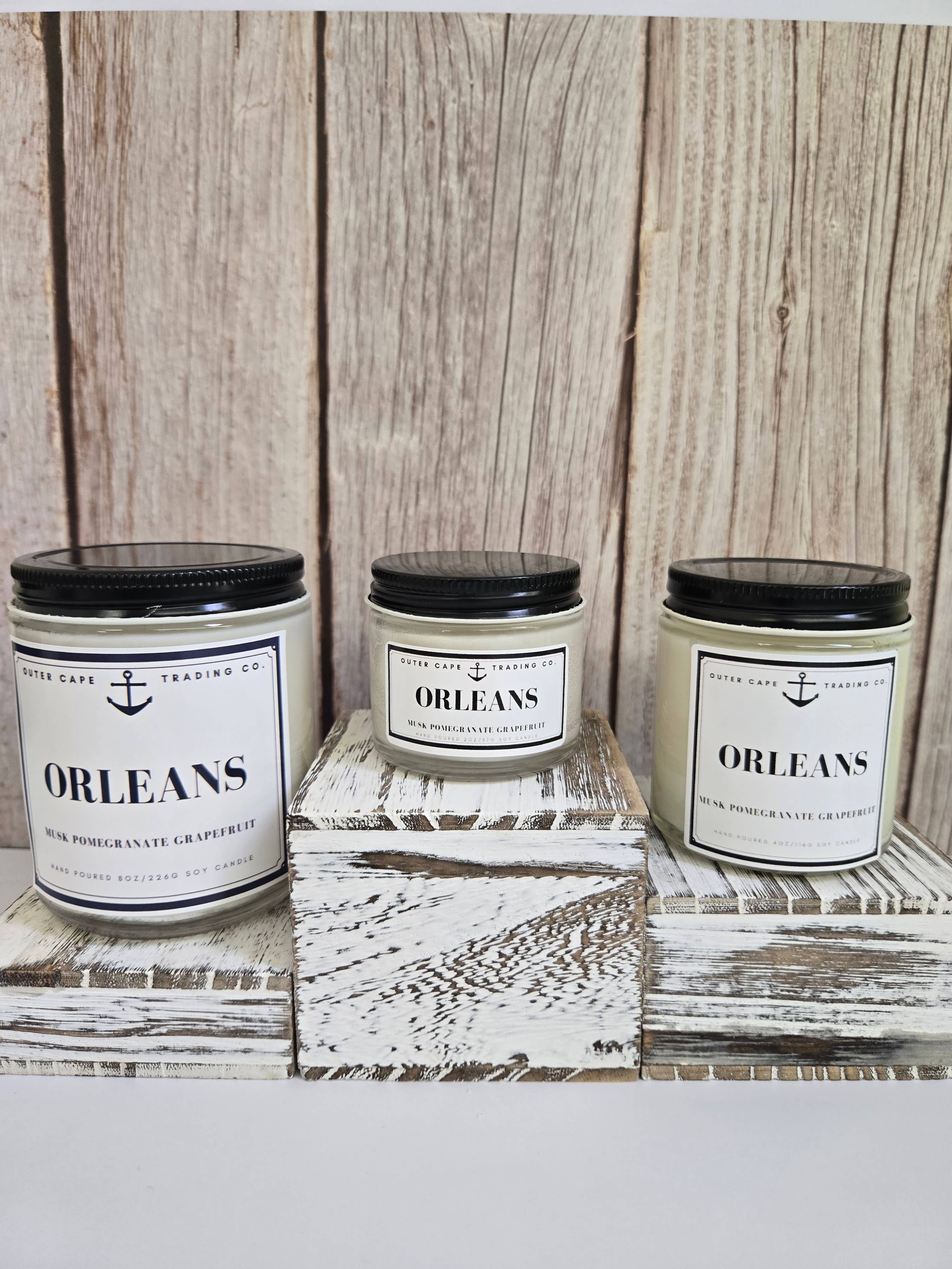 Orleans Cape Cod Soy Wax Crackling Wooden Wick Candle