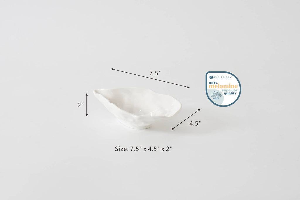Small Oyster Bowl in Shatterproof Melamine