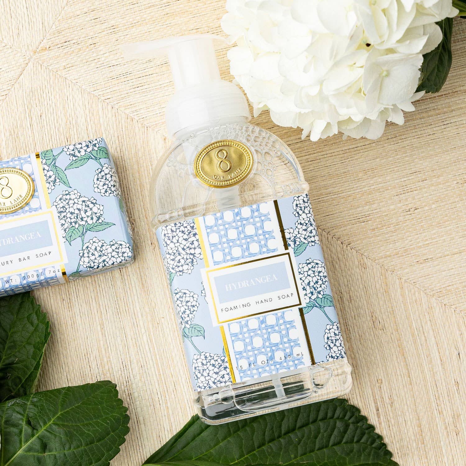 Hydrangea Foaming Hand Soap, 15oz Scented Bottle