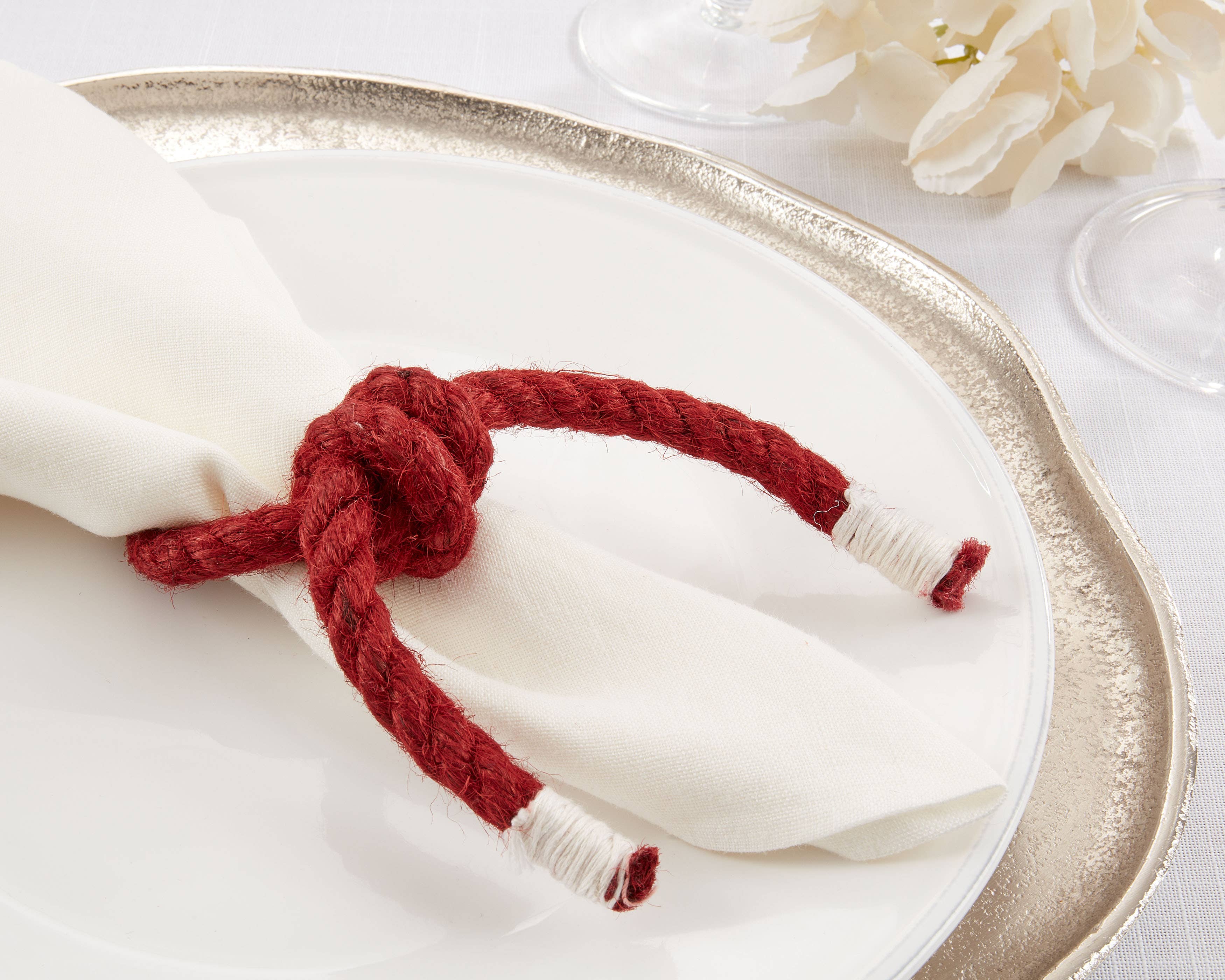 Knotted Rope Napkin Ring