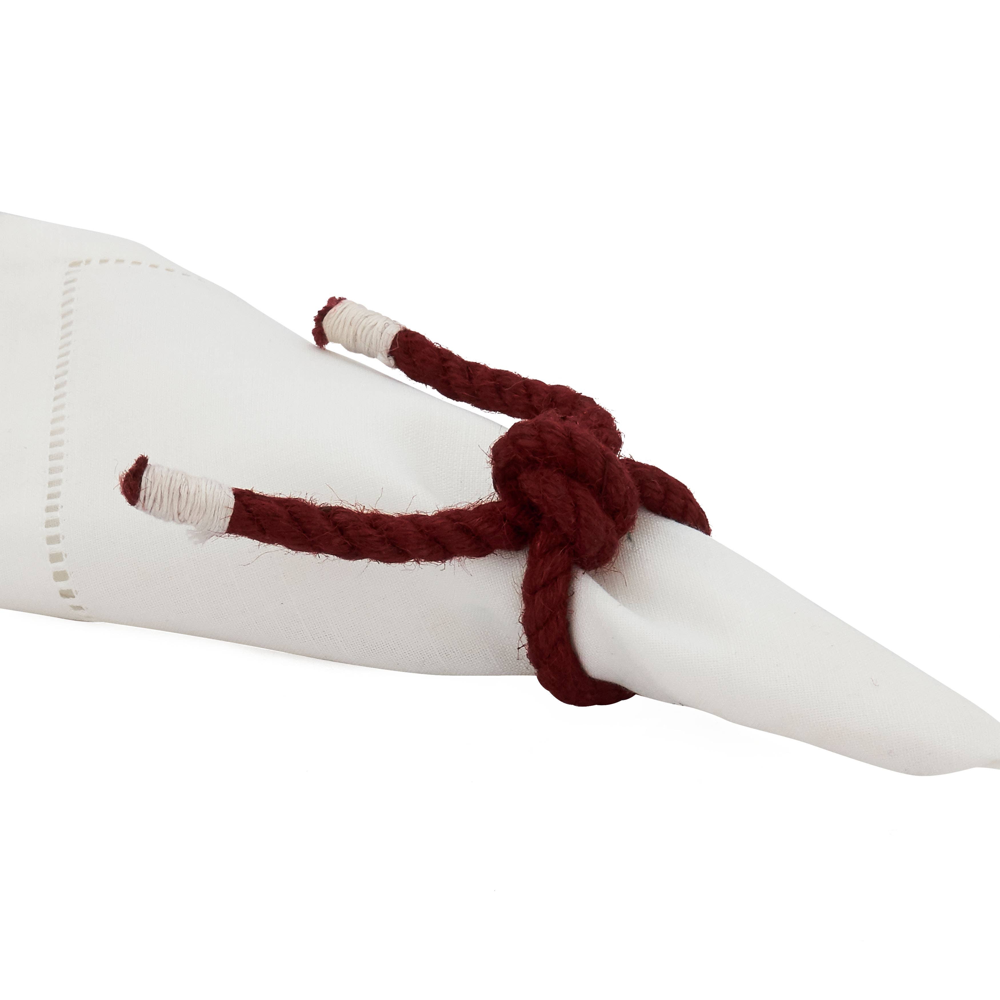 Knotted Rope Napkin Ring