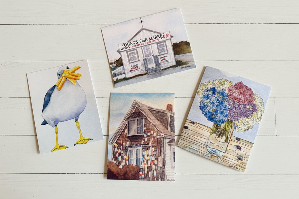 Assorted Watercolor Notecards by Mary Holden