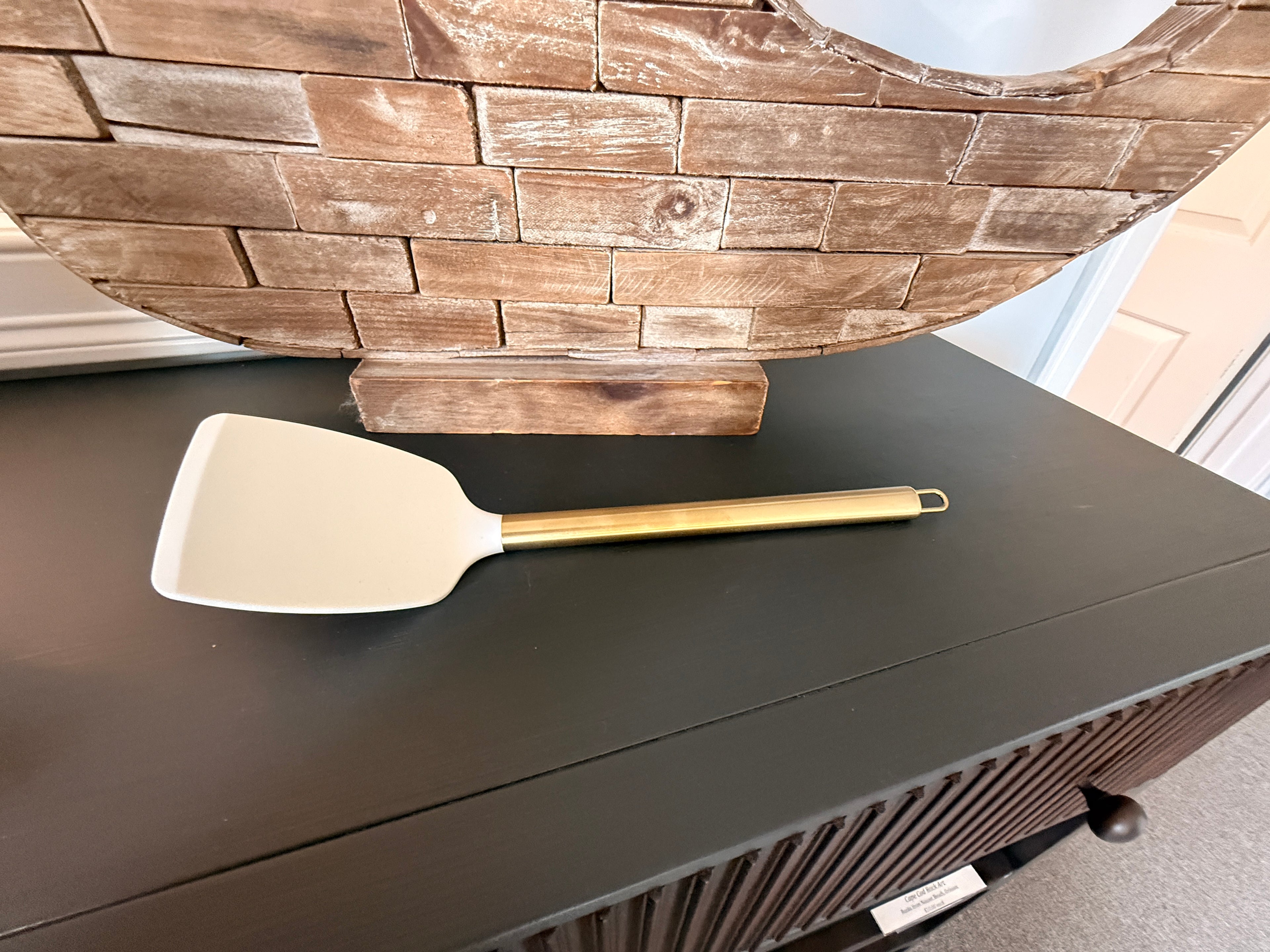 Brass and Silicone Kitchen Utensils