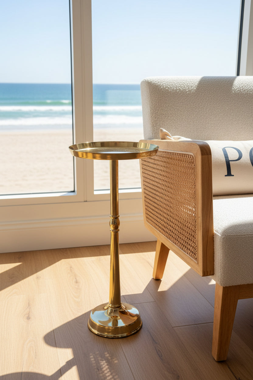 Brass Side Table