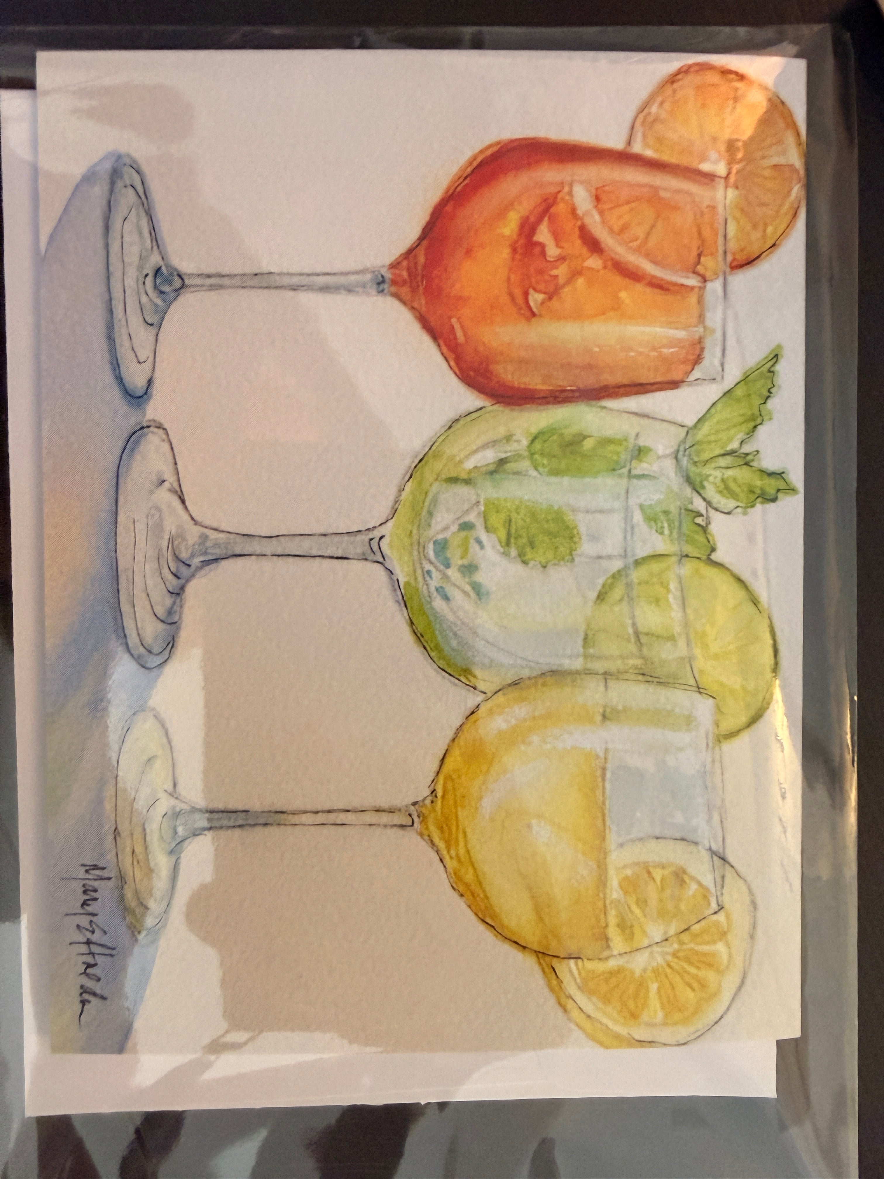 Assorted Watercolor Notecards by Mary Holden