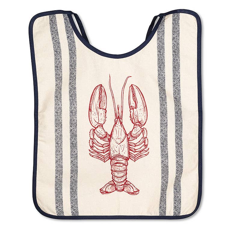 Striped Lobster Bib-16-20"L