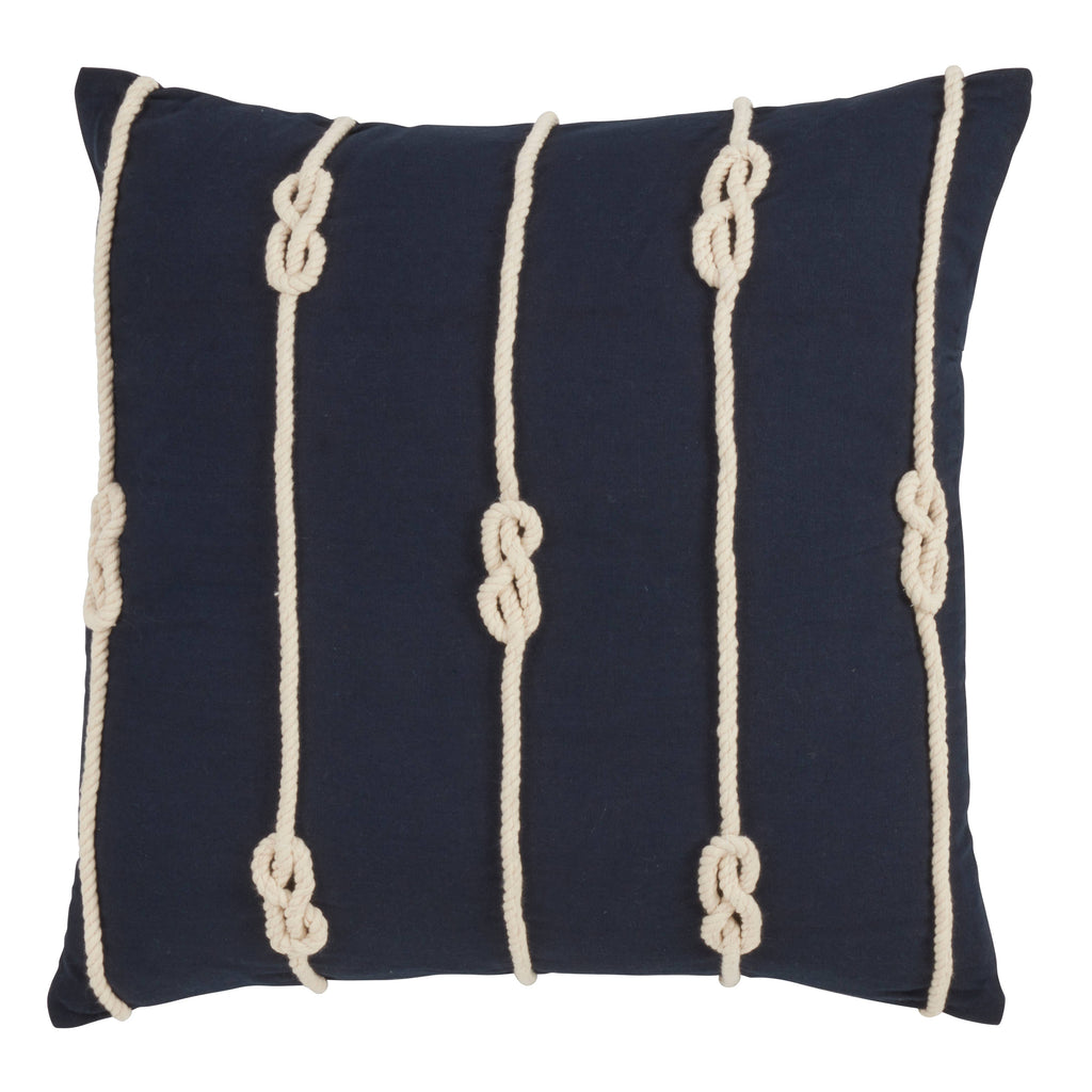 Knotted Rope Pillow - Down Filled