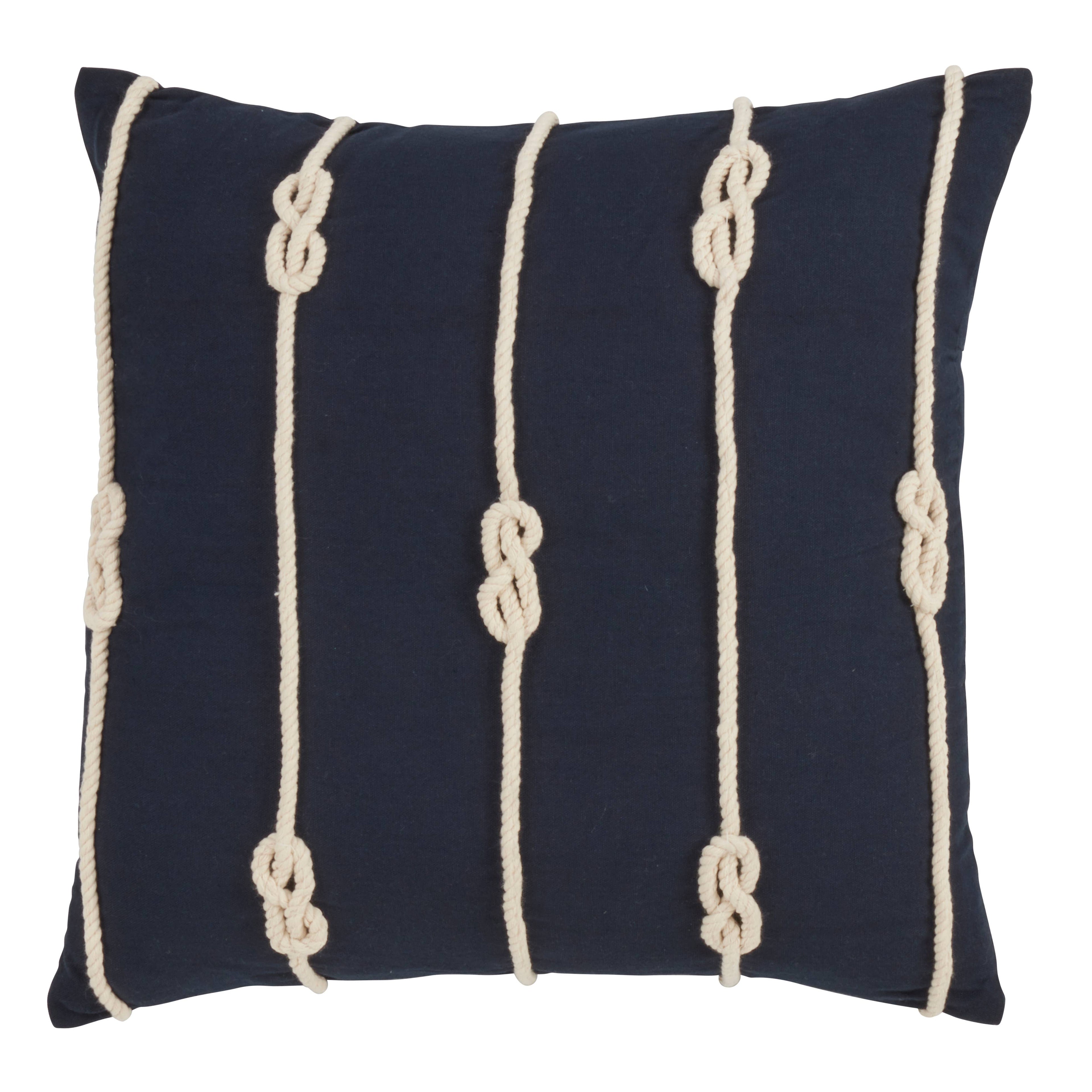 Knotted Rope Pillow - Down Filled