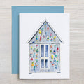 Cedar Shed with Buoys Note Card