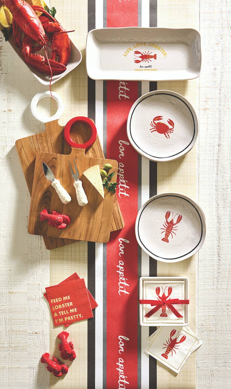 Melamine Appetizer Plate - Lobster