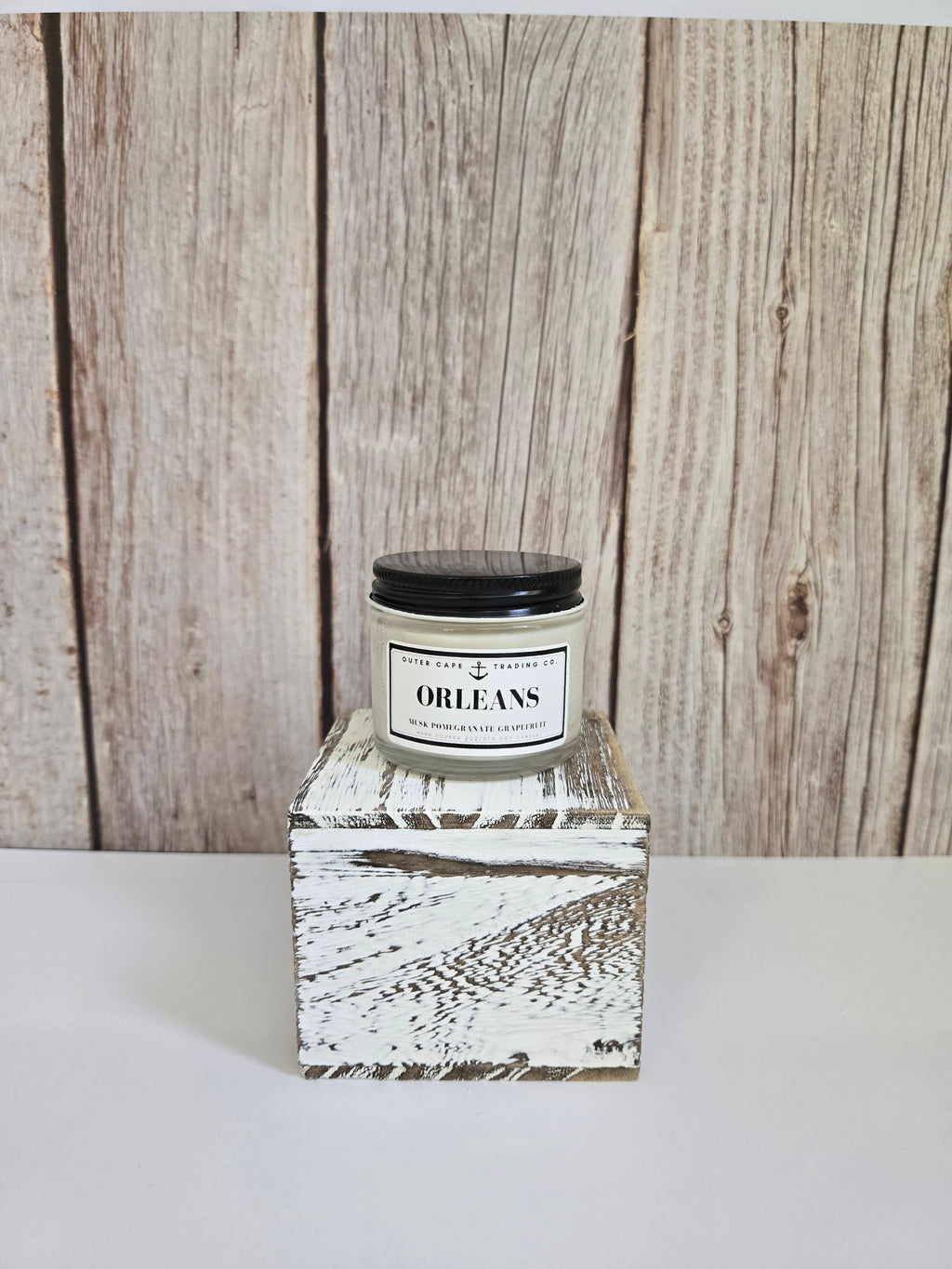 Orleans Cape Cod Soy Wax Crackling Wooden Wick Candle
