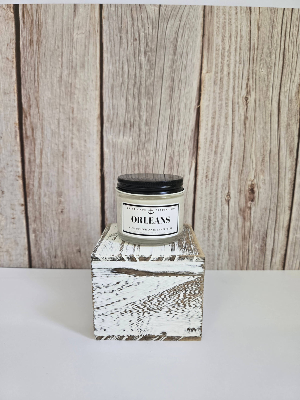 Orleans Cape Cod Soy Wax Crackling Wooden Wick Candle