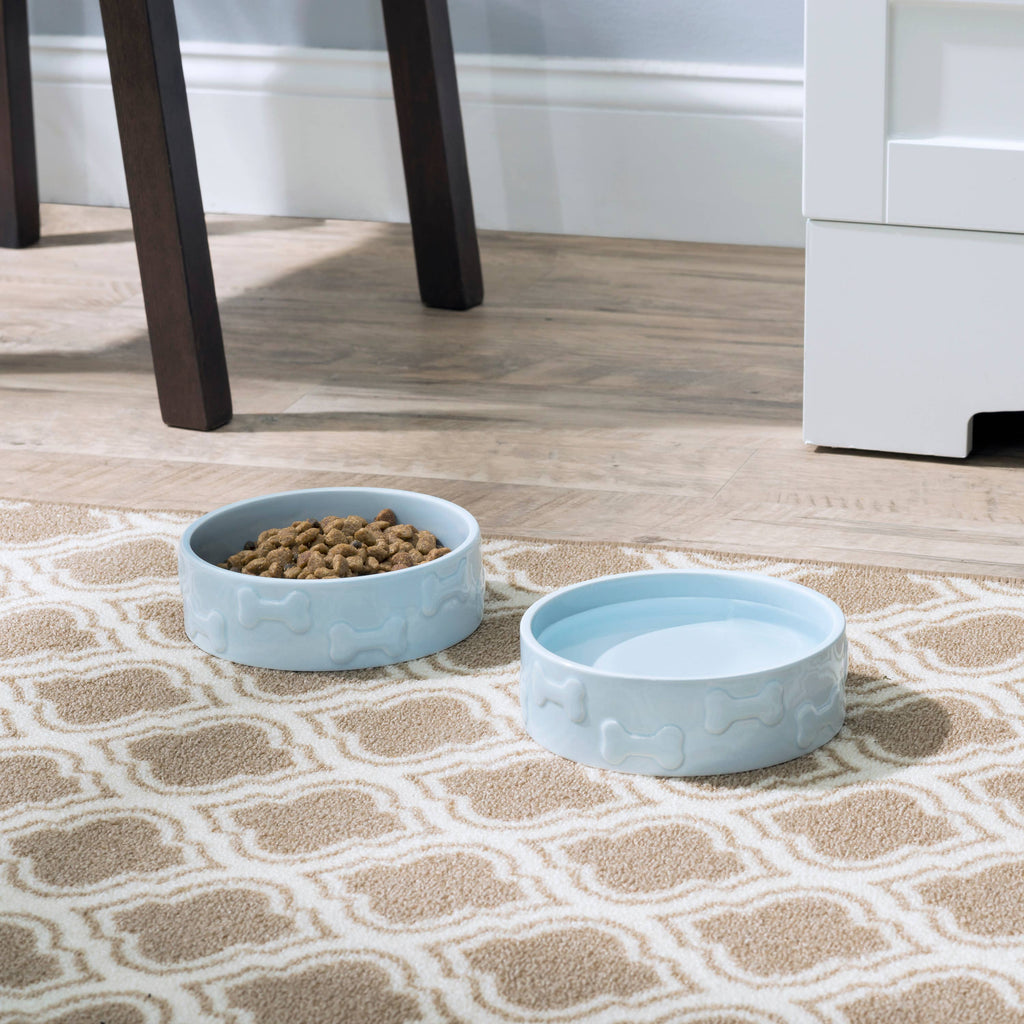 Manor Blue Pet Bowl