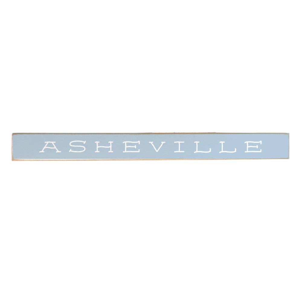 Vintage Soft Blue Personalized Skinny Sign